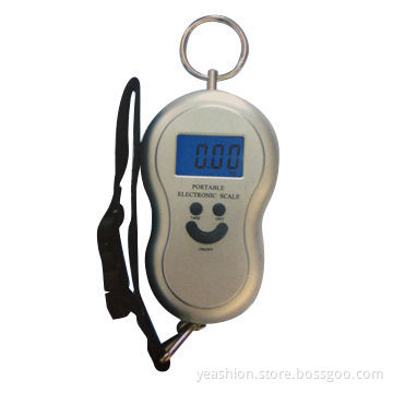 Electronic Weighing Luggage Scale with Data Lock, Strap, CE, RoHS MarksNew